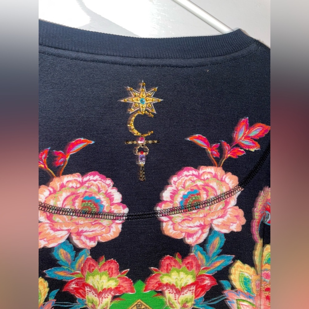 New! Camilla Multicolor Signora Milano Oversized Sweater 🖤 Small - Picture 13 of 16